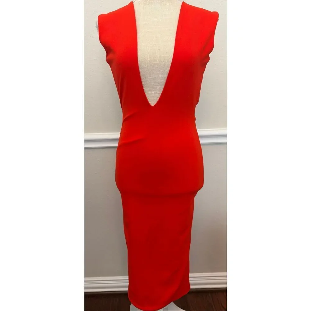 Solace London Grace Knee Dress Size 2
